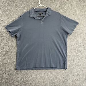 Banana Republic Polo Men XL‎ Blue Short Sleeve Casual Shirt